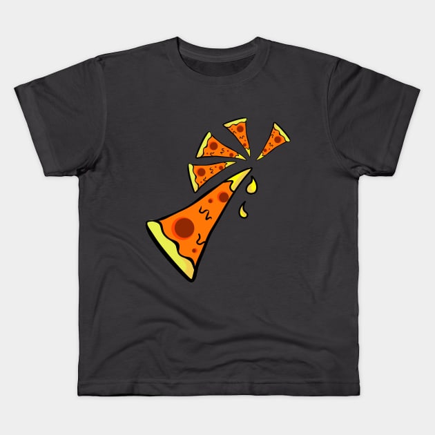 pizza Kids T-Shirt by AlinaFedorova